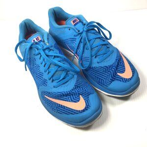 Nike FS Lite Run 3 Sneakers Running Walking Athletic Shoes Blue Women's 10